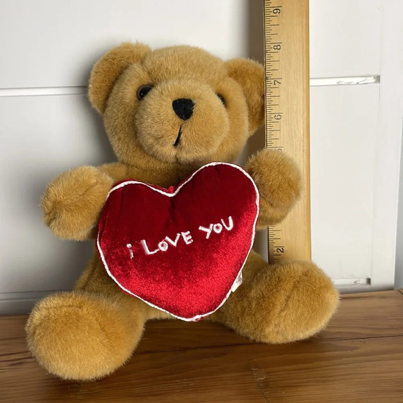 Build-A-Bear Stuffed Animal with I Love You Heart pillow Teddy Plush Toy - Picture 12 of 14